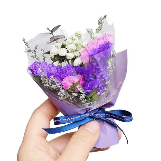 

Artificial Flower Compact Design Fragrance Deodorizer Romantic Roses Dried Flowers Car Air Vent Freshener Auto Scent Diffuser C