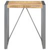 Dining Table 70x70x75 Cm Rough Solid Mango Wood