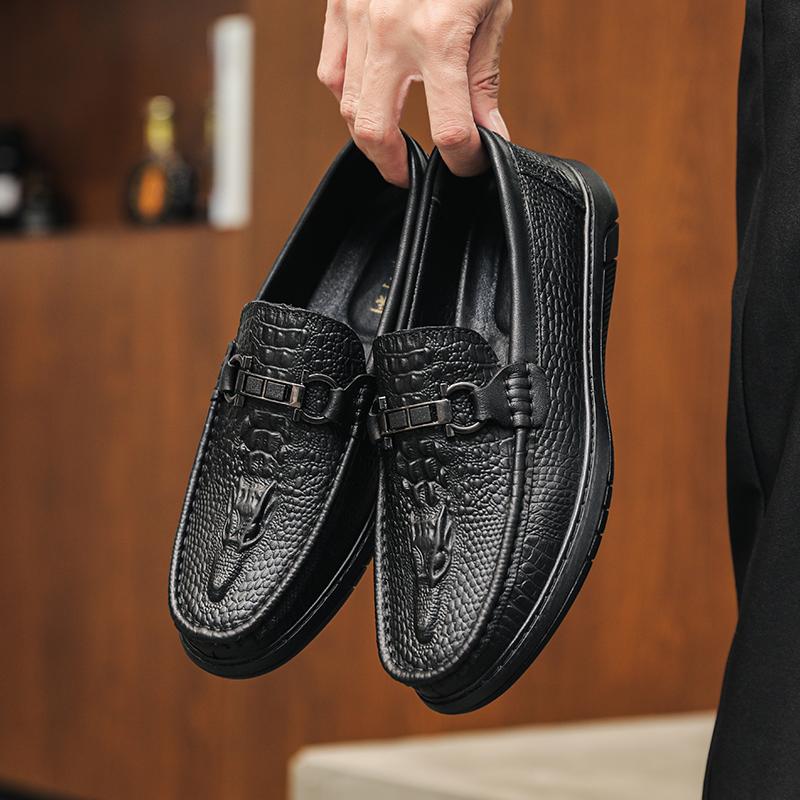 Men's Genuine Leather Moccasins Driving Shoes