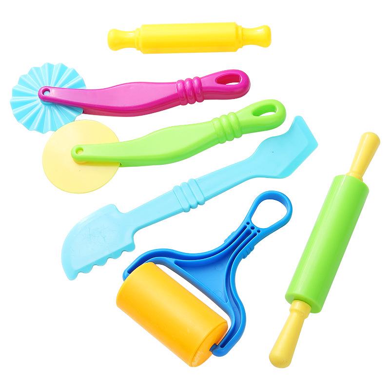 Children s Polymer Clay DIY Tool Set: 6-Piece Roller & Embossing Tools for Sculpting