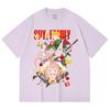 230 Gsm 100% Cotton Spy x Family V2 Print Unisex Heavy Cotton T Shirt