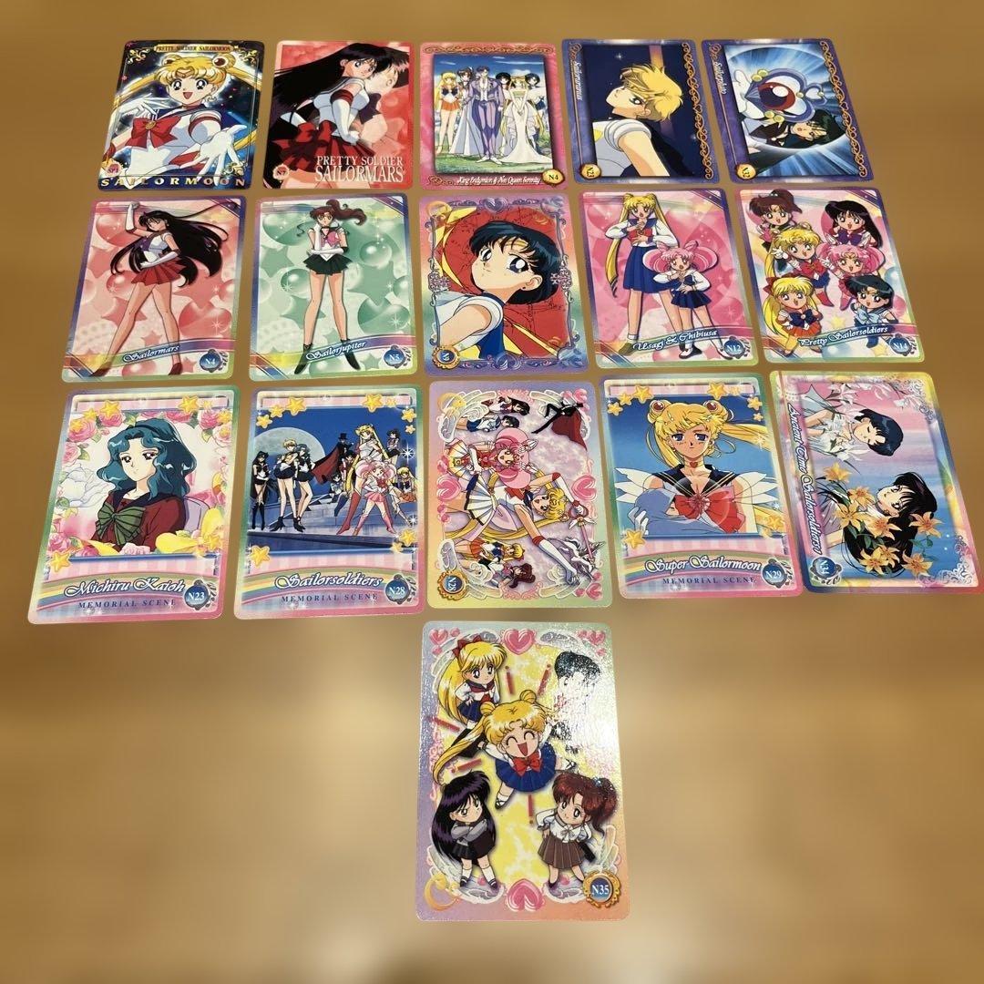 Used Sailor Moon World Trading Card Carddass Bulk Sale