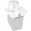 Double-Sided Snap Washing Powder Double-sided Snap Transparent White Washing Powder Dispenser With Measuring Cup