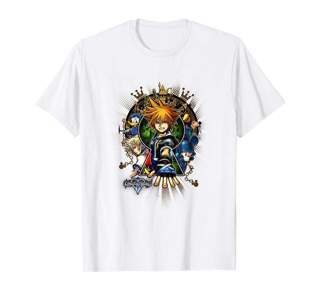 Disney Kingdom Hearts Key to the Kingdom Group Shot Poster T-Shirt