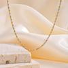 Classic Olive Bead Chain Necklace for Women,Minimalist Stainless Steel Necklaces,Trendy Jewelry Gift