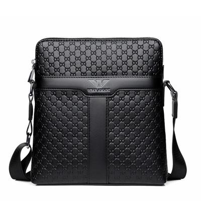 MDNG Herren Leder Crossbody Umhängetasche