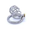 Hot Sale Handed Polished Male Chastity Cage Abstinence Sex Toy Bdsm Fantasy Cock Cage Delay Ejaculation for Men