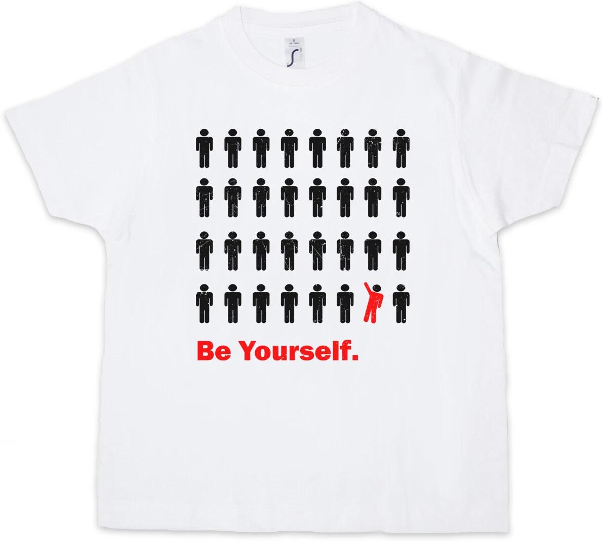 BE YOURSELF Kids Boys kids boys T-Shirt Progressive Indie Hipster Fashion Modern Art 120