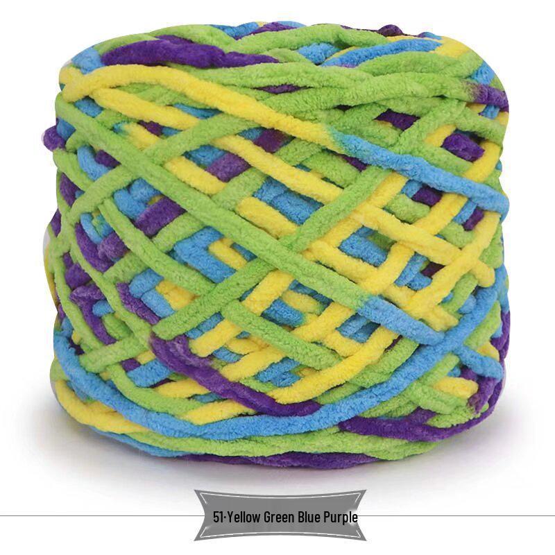 3.3 Große Eiswollknäuel für handgestrickte Häkelschuhe & zum Weben von Schals - Dicke Wolle für Damen & Herren