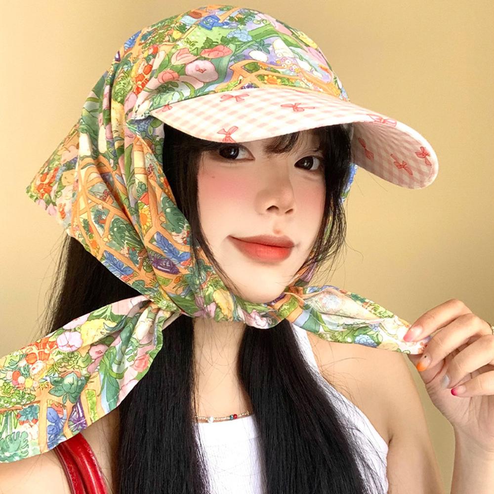 Quick Drying Sun Hat Sweet Loli Baseball Cap Fashion Peaked Cap  Outdoor Seaside Vacation
