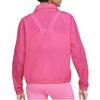 Nike Swoosh Run Logo Print Solid Color Half-Zip Jacket Women Jackets Pink DJ0925-607