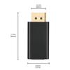 DP1.2 Male To Female Extension Adapter DP Converter Support 4K 144Hz Video Signal Transmission for Computer