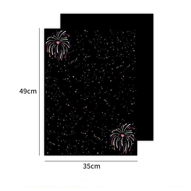 10Pcs 49*35cm Tissue Paper Flower Bouquet Wrapping For Florist Wedding Birthday Party Gift Packing Decoration DIY Crafts