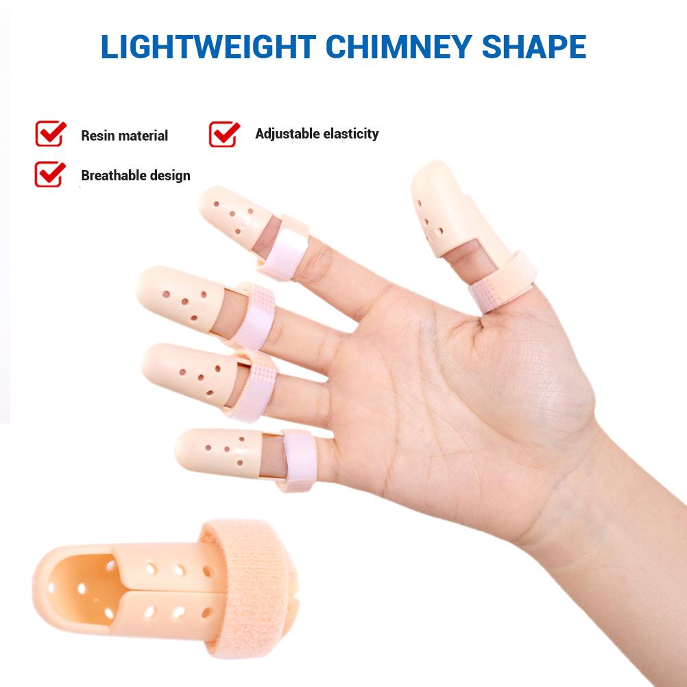 10 Stück Fingerschiene Hammerfingerstütze Schiene Verstellbar 5 Größen Kunststoff Fingerstützschutz