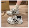 Retro Niche Thick-soled Dad Shoes for Women's 2025 Spring New Models Increase In Height, Versatile and Lightweight Casual Sports Shoes Show Small Feet