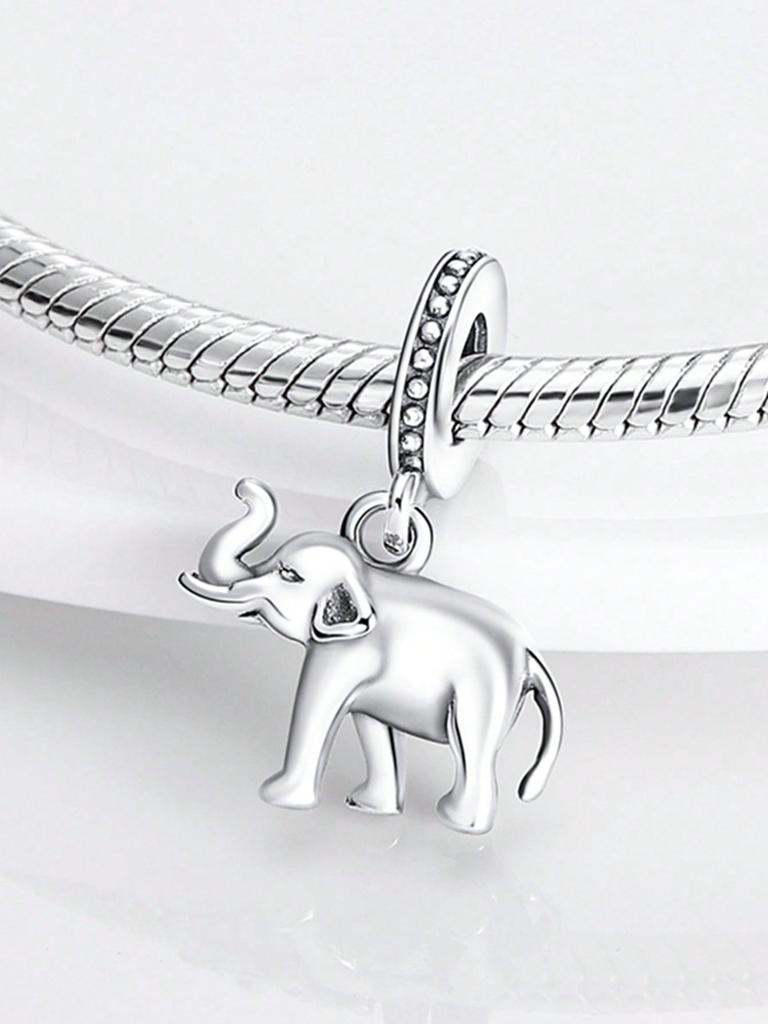 Charms Plata Animals Elephants And Zebras Beads Copper Plated Fit Charms Copper Original Bracelet For Jewelry Making Diy Charm
