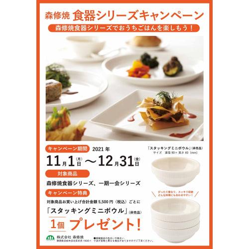 Mori Osamu Ware (Shinshuyaki) Nakayoshi Plate, 200mm X 230mm X 30mm (Made In Japan, Microwave Safe, Far Infrared, Negative Ion)