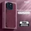 Fashion Case For iPhone 16 15 14 13 12 11 Pro Max X XS XR 8 7 Plus Mini Fur Leather Full Lens Protection Cases Cover