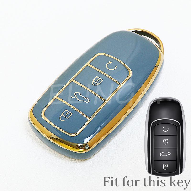 New Tpu Car Remote Key Case Cover Protector For Chery Tiggo 8Plus Tiggo 8 New 5 Plus 7Pro Max Omoda 5 C5 Accessories