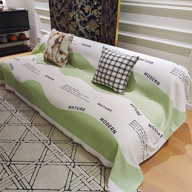 Полотенце для дивана с геометрическим узором — фото 26