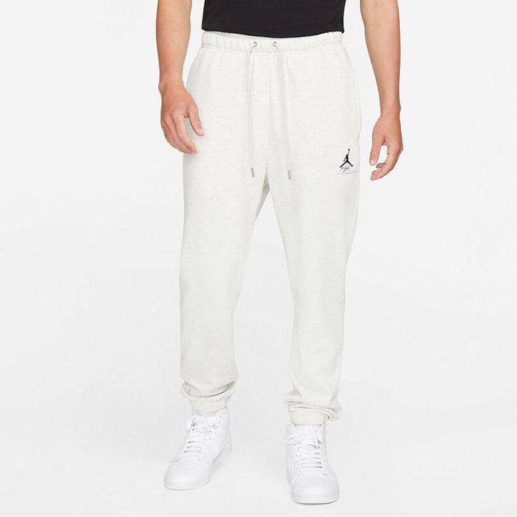 Jordan Flying Man Knitted Sweatpants Men's Gray Thickened Cuffed Pants DA9813-141