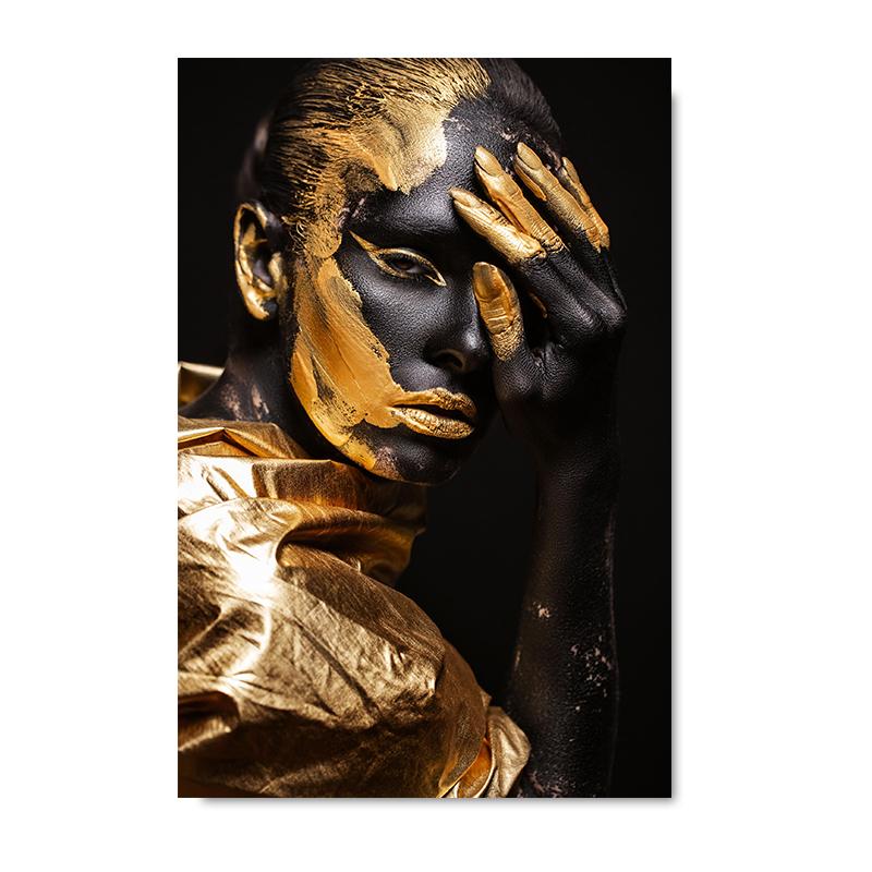 

Африканские женщины настенные художественные постеры и принты современные картины на холсте для гостиной украшение дома подарок 21x30cm No Framed