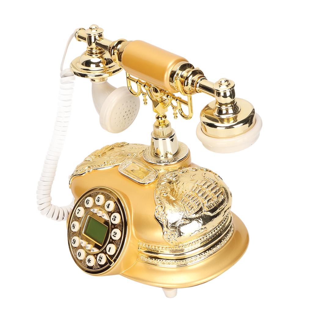 MS‑5600A Europäisches Vintage-Telefon Klassisches LCD-Display Anrufer-ID Retro-Telefon für Wohnzimmer