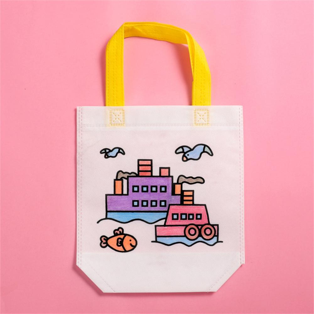 Τσάντα Γκράφιτι DIY με Μαρκαδόρο Ζωγραφικής Αποκριάτικη Τέχνη Ζώων Τσάντες Δώρων για Παιδιά Οικολογική Επαναχρησιμοποιήσιμη Μίνι Μη Υφασμένη Τσάντα Αγορών