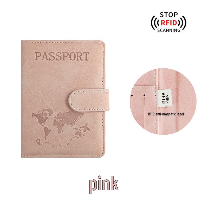 Customizable Multi-Color PU Leather Passport Holder Set