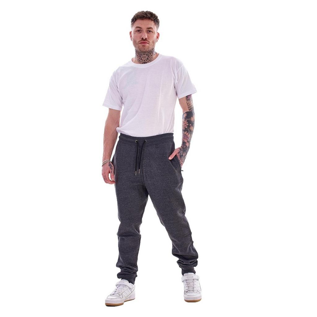 Keanu Mens Cotton Blend Slim Jogging Bottoms (Pack of 2)