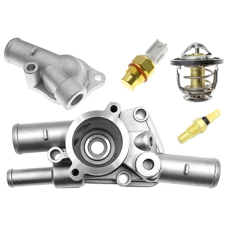 Water Inlet Kit Coolant Thermostat Housing 16333-10011 1633311190 1633310011 For Toyota Corolla Sprinter Tercel
