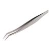 Wimpernverpflanzung Pinzette Edelstahl Hochpräzise Anwendung Wimpernverlängerungs-Pinzette für Maniküre Silber Kurz