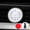 1pc Mini Car Clock Luminous Automobiles Internal Stick-On Quartz White 40mm Clocks Auto Watch Ornament Mechanics Digital Bl W8I4