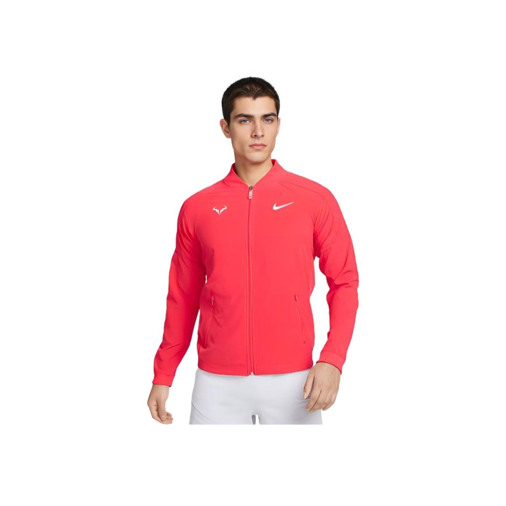 Nike Giacca Sportiva Casual a Maniche Lunghe con Logo Uomo Giacca Rosa DV2886-660