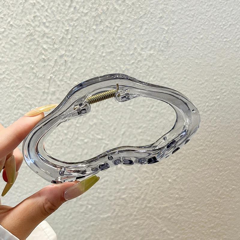 

Прозрачные Захватывающие Заколки для Волос Элегантная Женская Мода Большой Затылок Акула Захват Геометрия Зажим Аксессуары для Волос Ювелирные Изделия