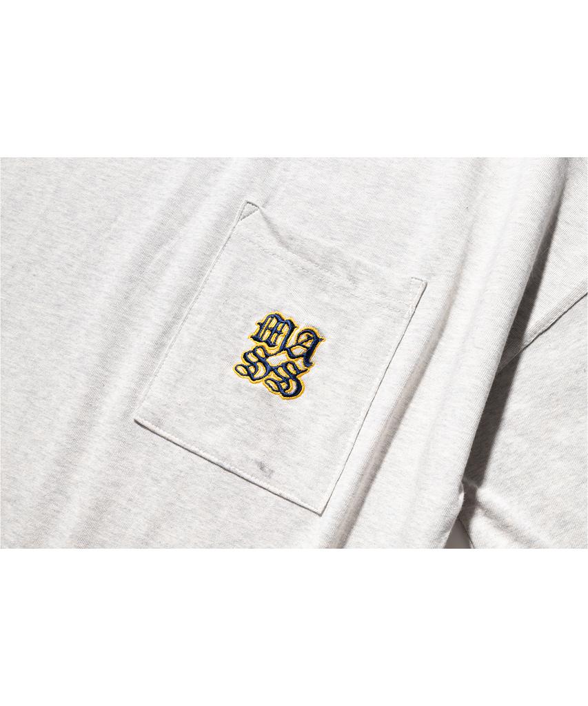 MASSNOUN [16 Count] Old London Pocket Real Oversized Short Sleeve T-Shirt Mshts003-Gy