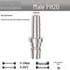 C-type Self-locking Pneumatic Quick Connector - Air Hose & Air Gun Male/Female Quick Connect Plug Accessories