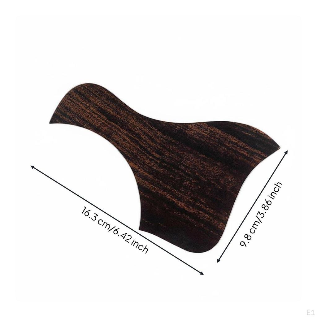 Self Pickguard Easy To Install Wood Grain Guitar Guard Scratchplate