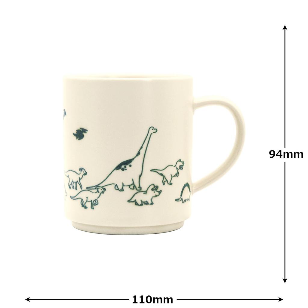 El Commune Mug, 360ml, Plaisir Alara Dinosaur Design, 5A-CE-062