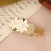 Retro Metal Pen Holder Flower Journal Clip Portable Paper Fix Clips  Student