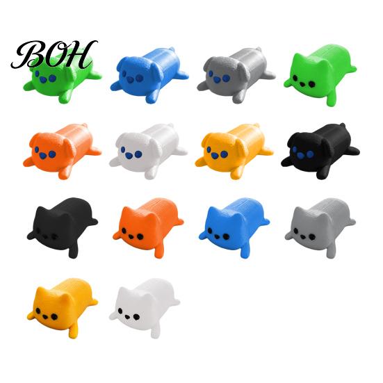 Springy Animal Toy 3D Printed Cat Fidget Toy, Stretchy Dog Stress Relief Sensory Flexible Spring Desk for Office Home Decor