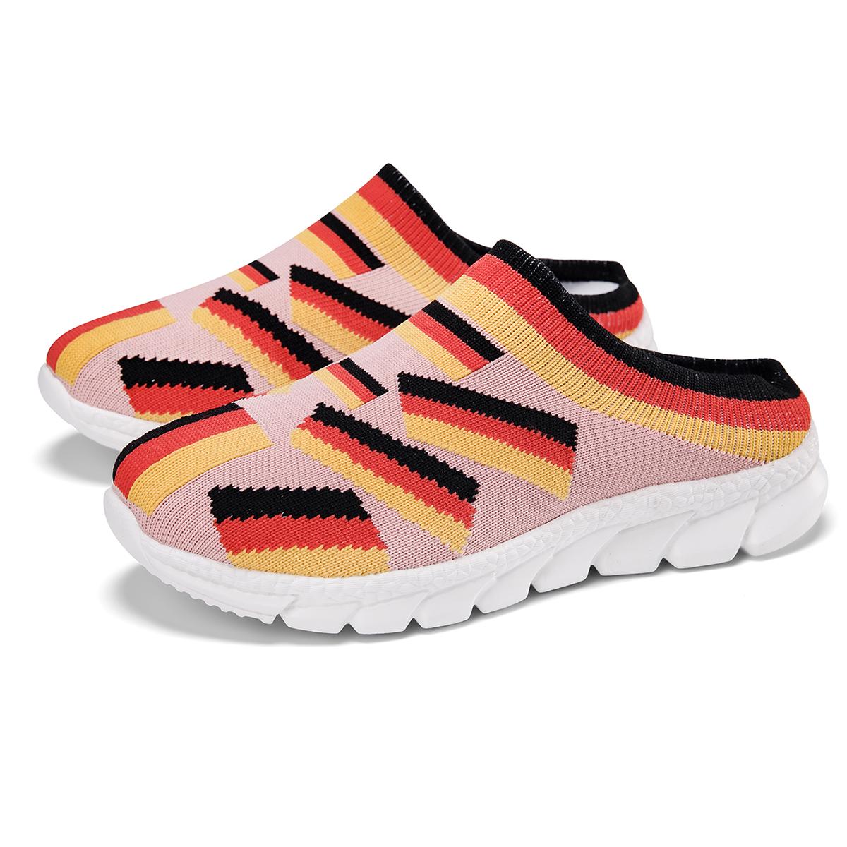 MCTIN полутапочки женские летние уличные туфли дышащая сетка с отверстиями сандалии с мягкой подошвой 36 разноцветный 2239₽