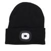 Winter Knitted Hat with Detachable Light Warm USB Rechargeable LED Headlamp Hat for Running Camping Cycling Fishing