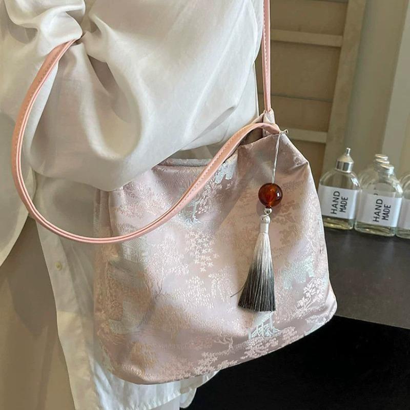 Women's Shoulder Bags New Chinese Style Temperament Elegant Advanced Retro Tote Bag Fashi Large Capacity All-match Handbags