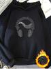 1pc Fashion Women's Autumn/Winter Warm Hooded Sweatshirt Elegant and Beautiful Y2K Style with Musical Note and Headphone Graphic P