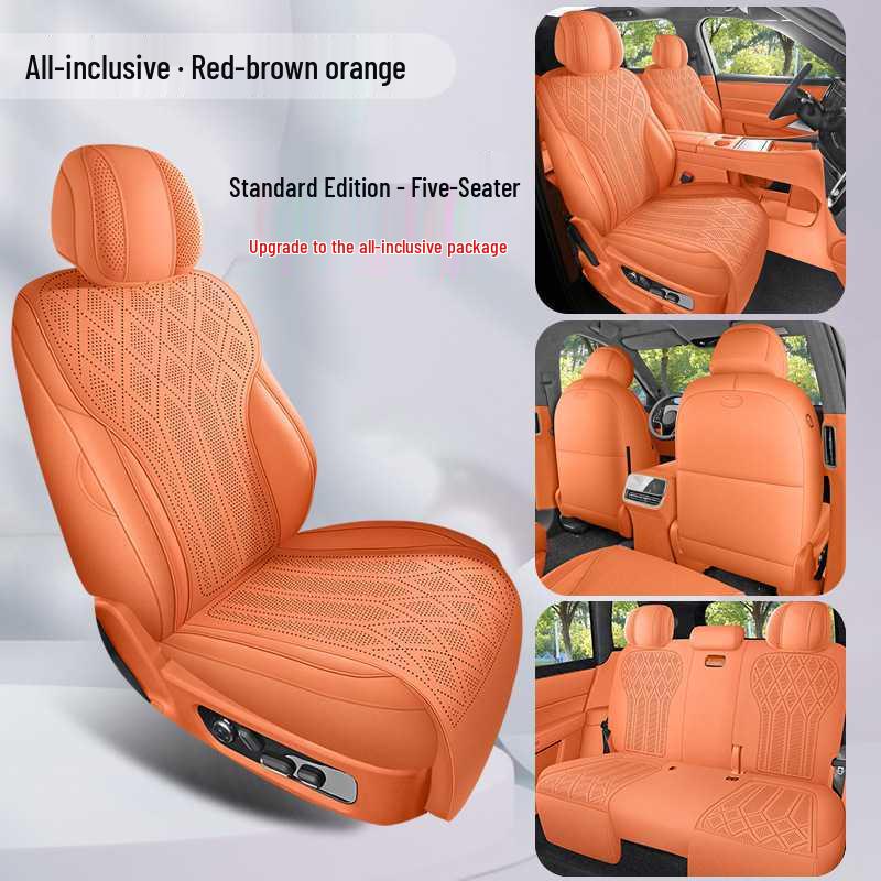 AITO M9 Suede Seat Cushions, Fit for 25 Models, All-Season, Suitable for Five/Six-Seater Cars - Car Accessories