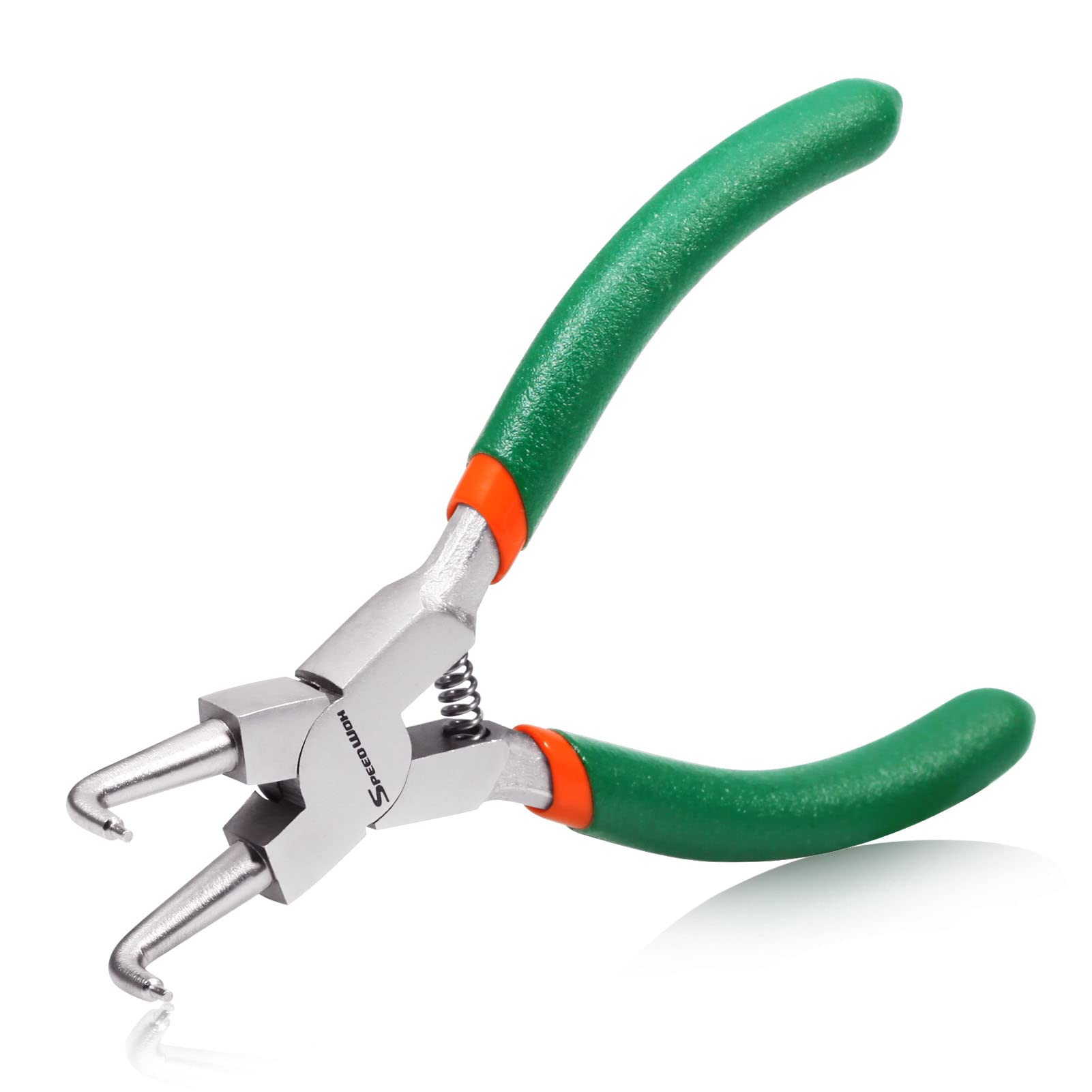 

SPEEDWOX 117mm Bent Pliers for Ideal for Removing and Installing Snap Rings 90° C-Ring C-Ring Holes, C-Type зелёный
