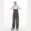 Distressed Retro Sling Jeans Men and Women Street Cleanfit Hip-hop Gradient Handsome Tooling Jumpsuit
