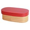 Bento Box Made from Kyushu 500ml Oval Single Natural Wood Urethane Cute and Japanese-made (URARA) Cedar, Capacity, Shape, Layer, Stylish, Finish,
