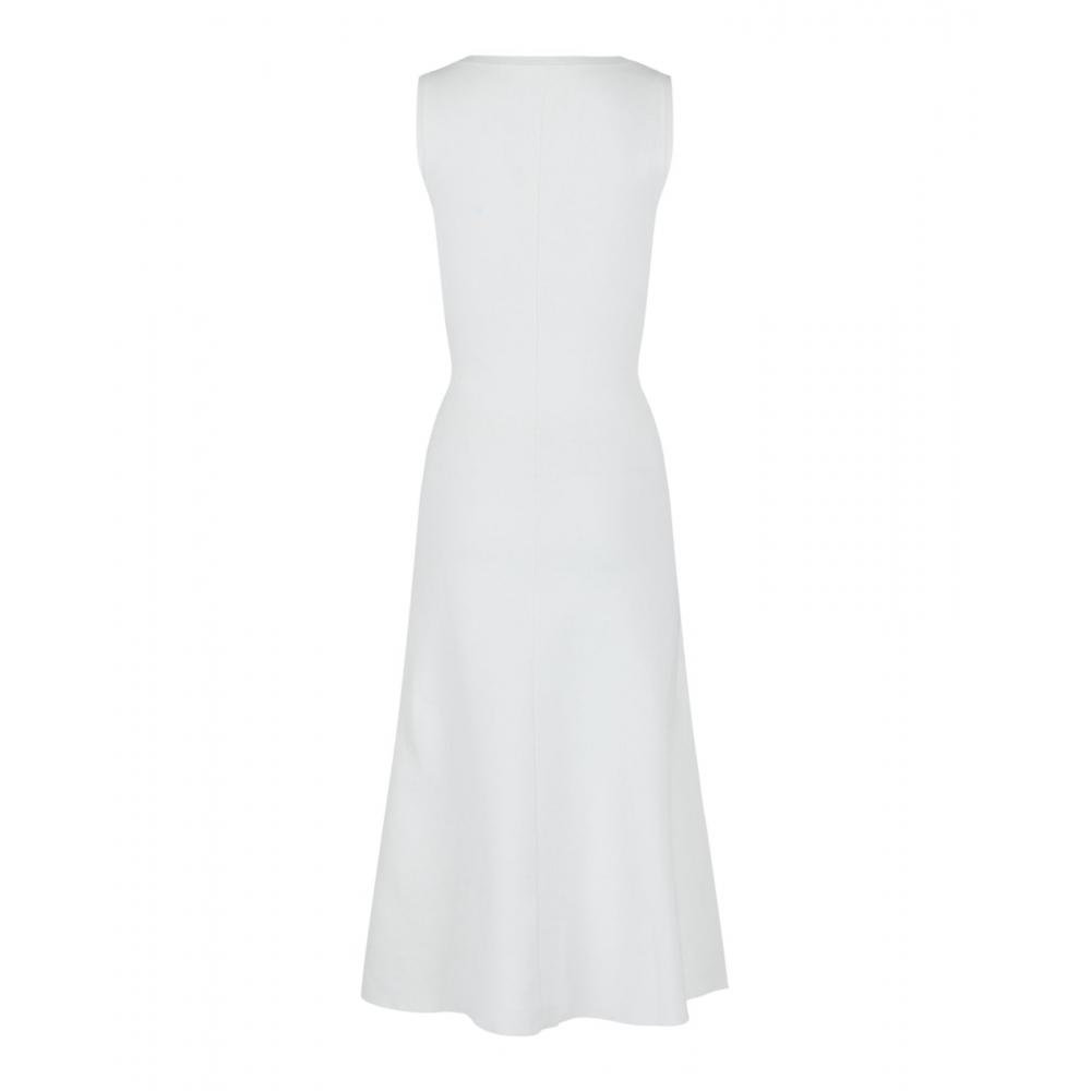 SAlvAtore FerrAgAmo Sleeveless A Line Dress White